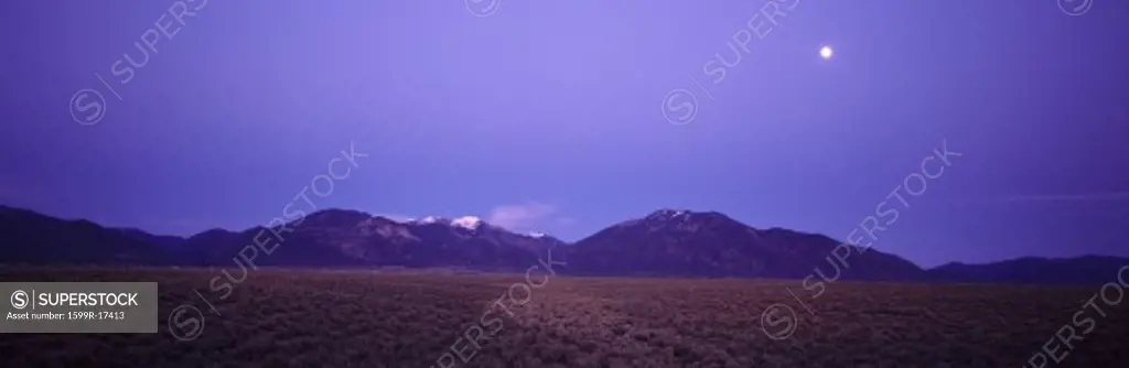 Sangre de Cristo Mountains At Sunset, Taos, New Mexico