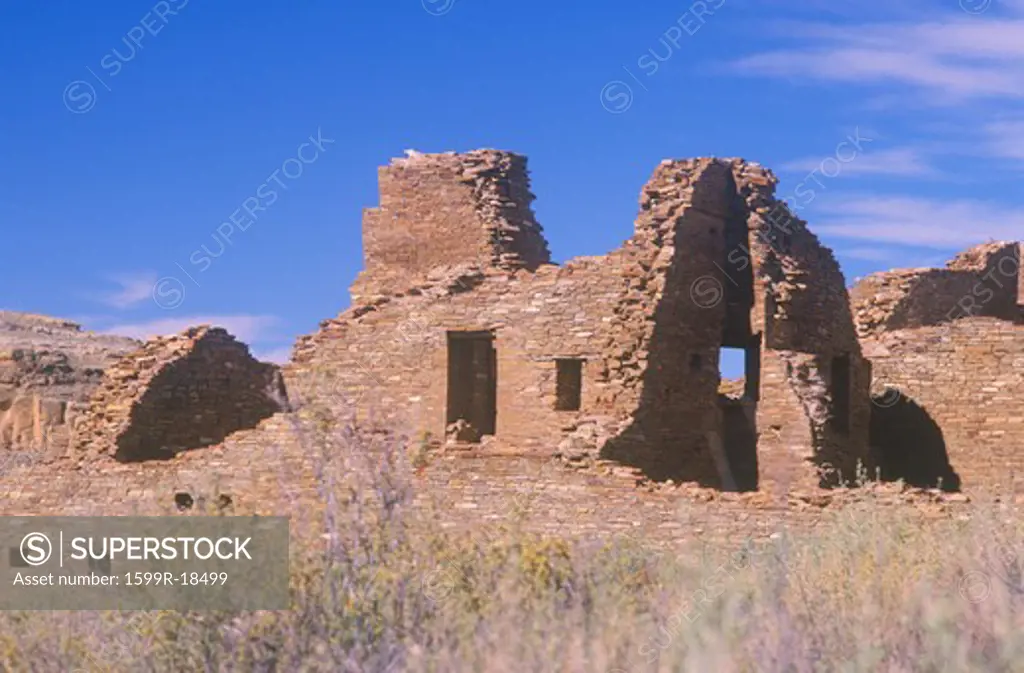 Chaco Canyon Indian ruins, NM, circa 1060 AD, The Center of Indian Civilization, NM