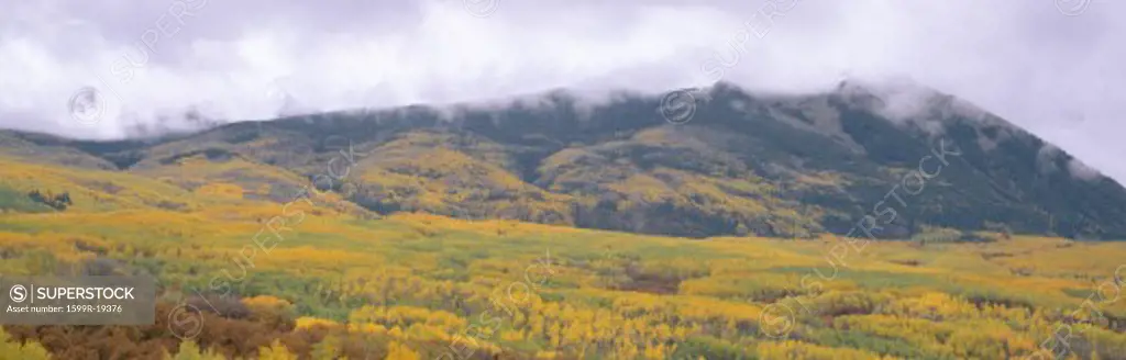Autumn clouds at Kebler Pass, Gunnison National Forest, Colorado