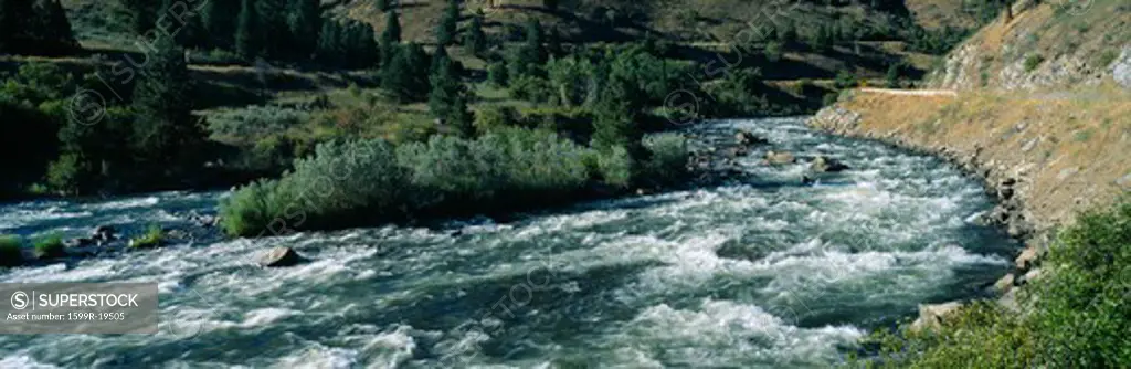 White water on Payette River in Nez Perce Indian country, Idaho