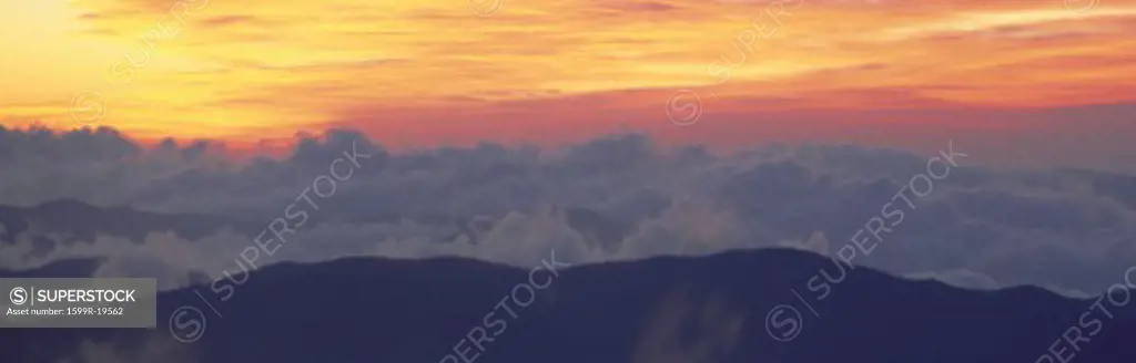 Sunrise over Clingman's Dome, Great Smoky Mountain National Park, Tennessee