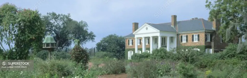Historic Boone Hall cotton plantation from 1681, South Carolina
