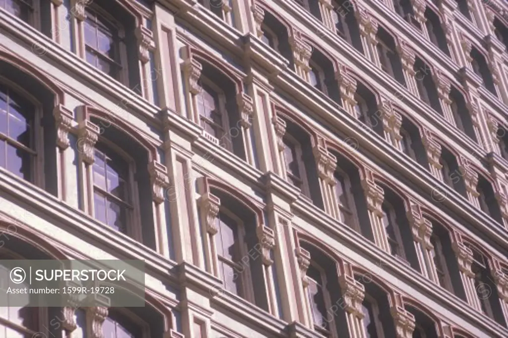 Ornamental windows, Wall  Street, NY City, NY