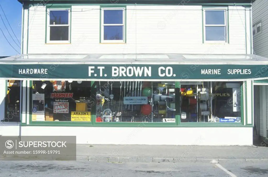 Small-town hardware store, ME
