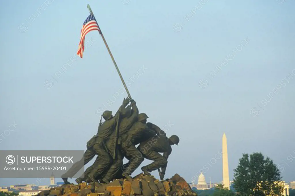 Iwo Jima United States Marine Corps Memorial in Arlington, Virginia