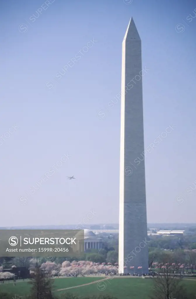 The Washington Monument and the Jefferson Memorial, Washington, D.C.