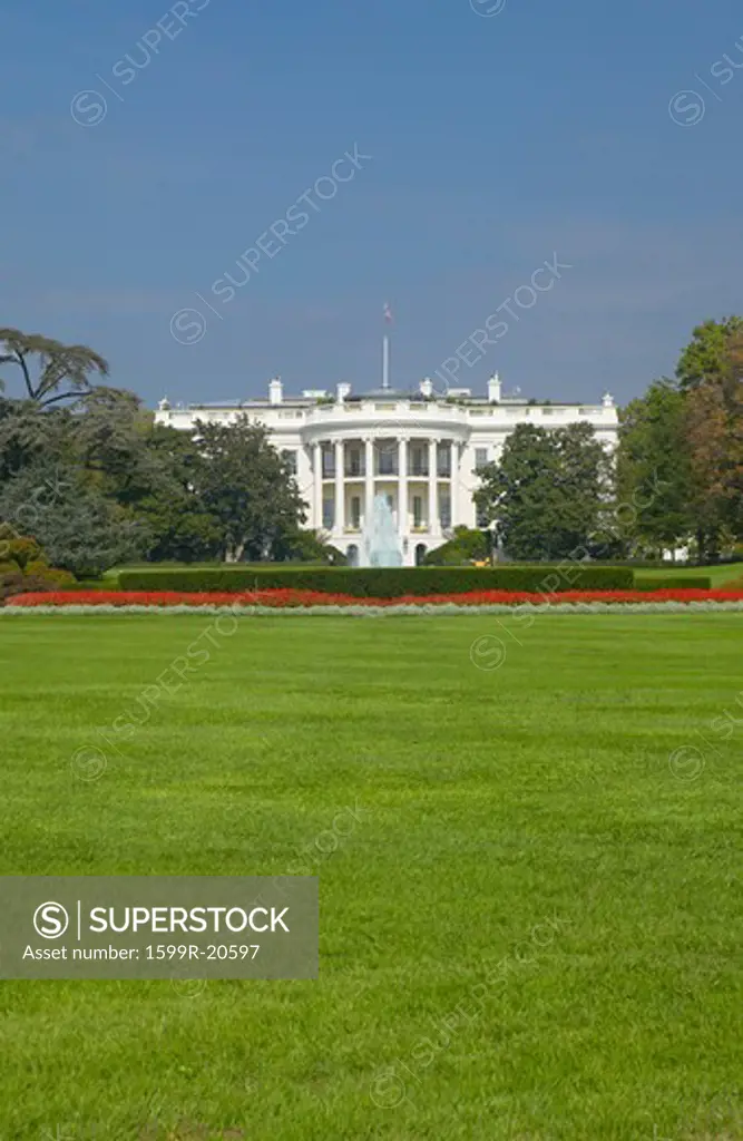 The White House South Lawn with Truman Balcony, Washington D.C.