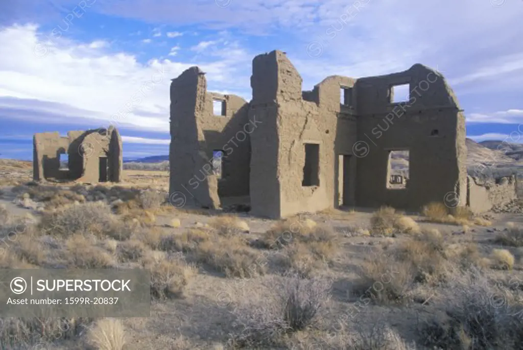 Abandoned Old Army Post in Fort Churchill State Historical Park, NV