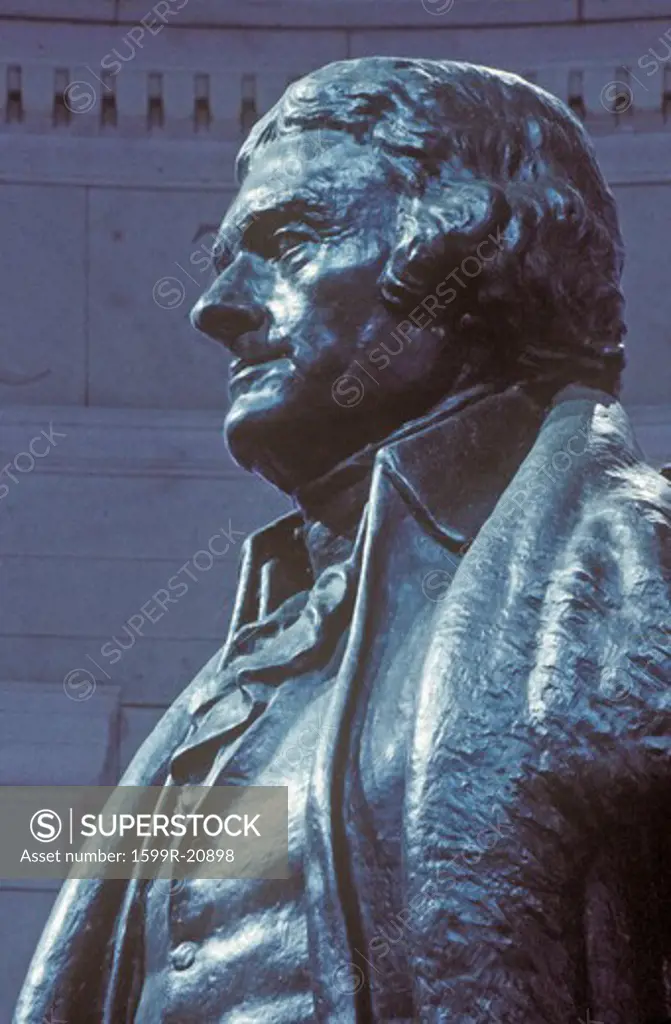Thomas Jefferson Statue in Jefferson Memorial in Washington D.C.