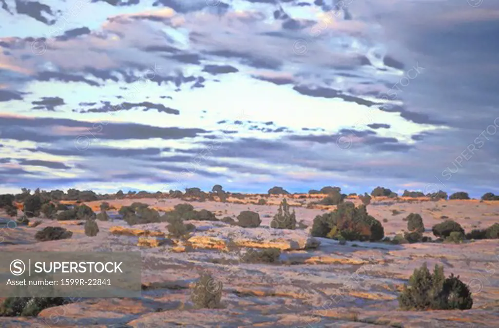 Digitally altered painterly view of Canyon de Chelly National Monument, Arizona