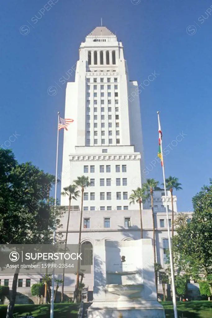 The Mayor's office at City Hall in the city of Los Angeles, California