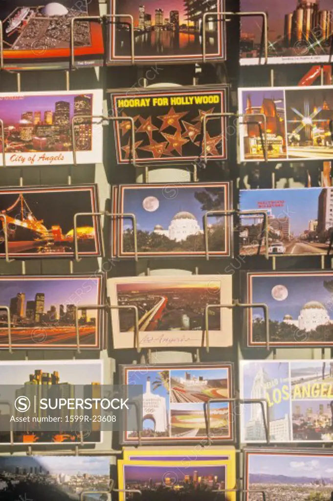 Postcards for sale, Los Angeles, California