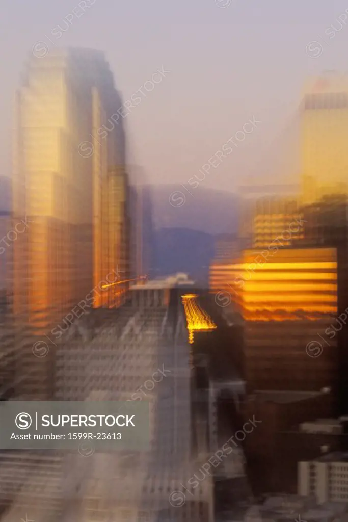 Los Angeles at sunset, Los Angeles, California