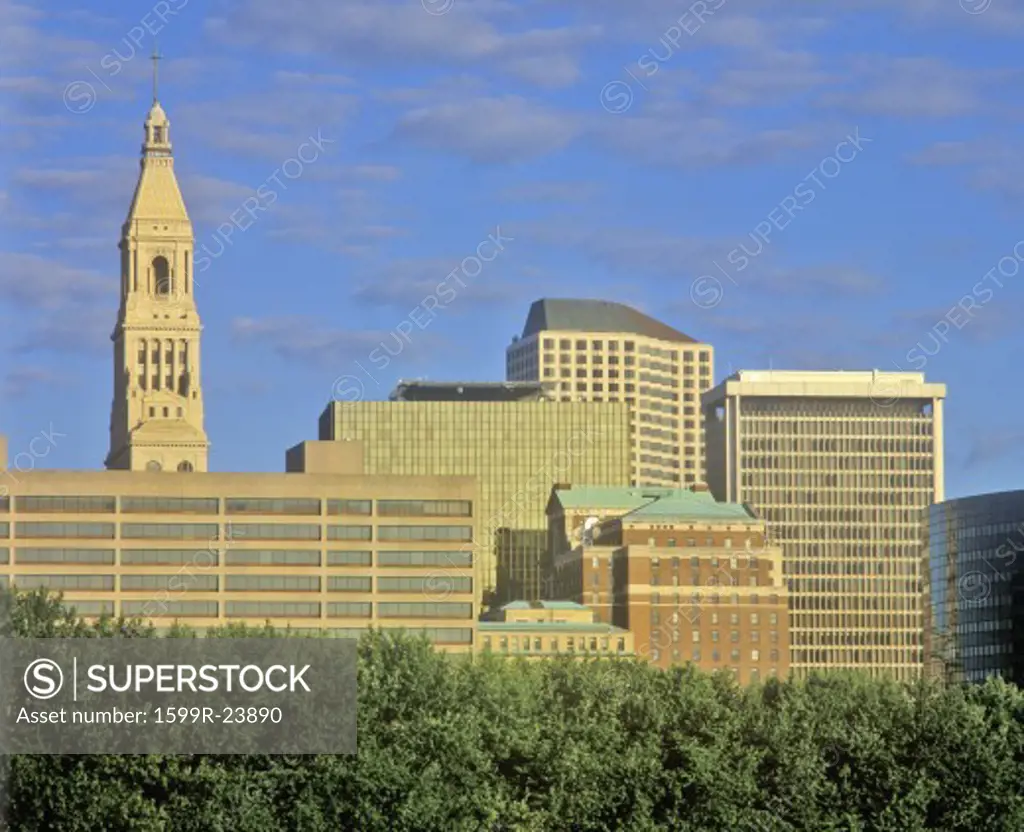State capital of Hartford skyline, Hartford, Connecticut