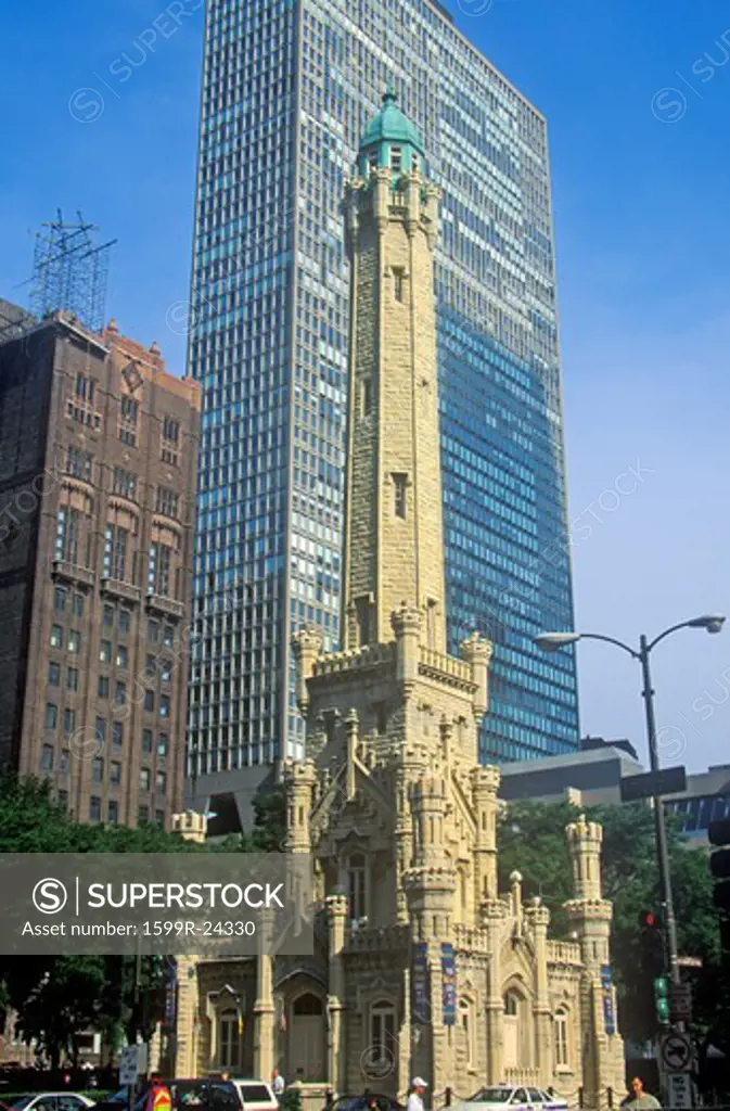 Old 1869 Chicago Water Tower, Chicago, Illinois
