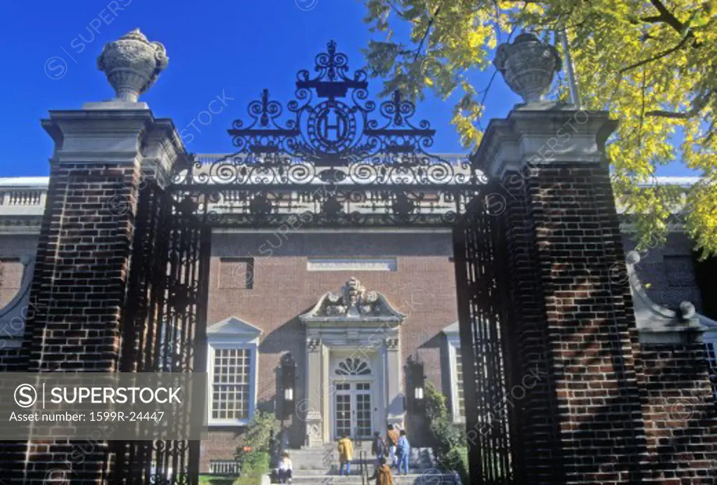 Front Gate of Fogg Art Museum, Cambridge, Massachusetts