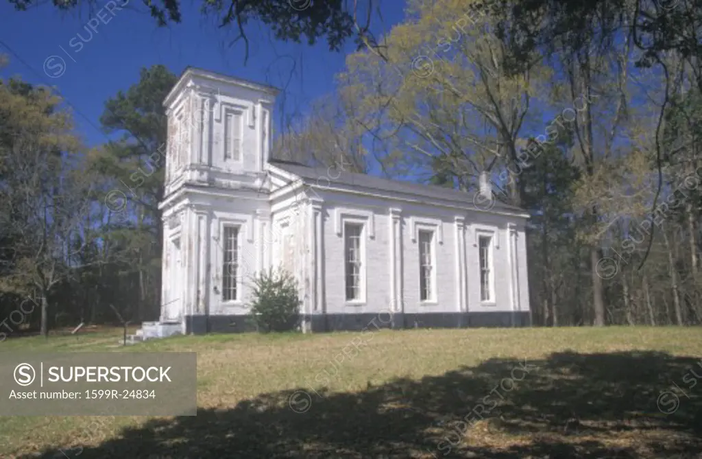 Historic 1826 Bethel Presbyterian Church in deep South of MS