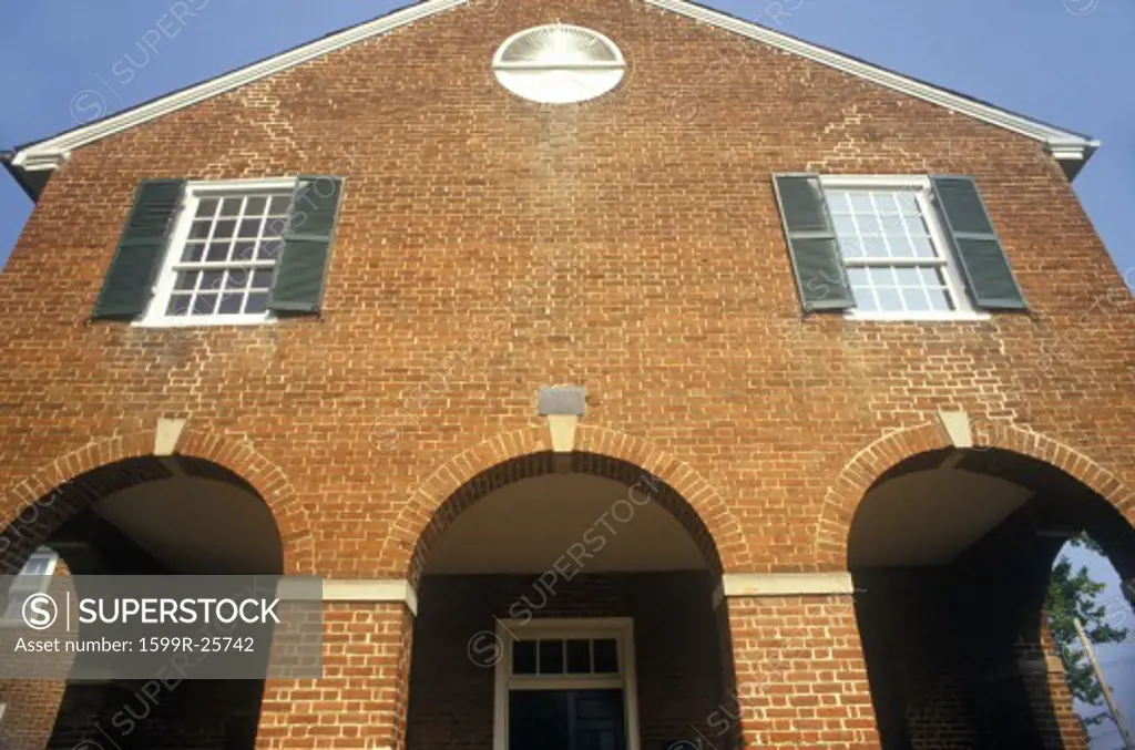 Red brick courthouse, Fairfax County, VA