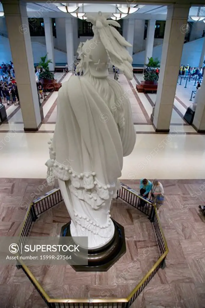 Statue of Freedom at the U.S. Capitol Visitors Center, Washington, D.C.
