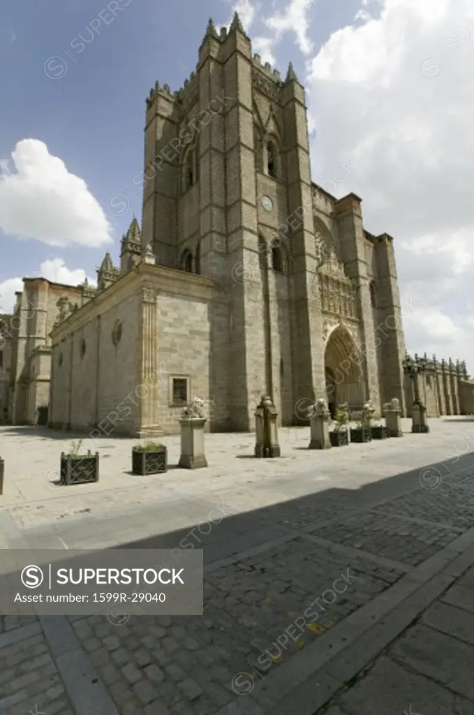 Catedral de Ávila  Ávila Cathedra, Cathedral of Avila, the oldest Gothic church in Spain in the old Castilian Spanish village of Avila