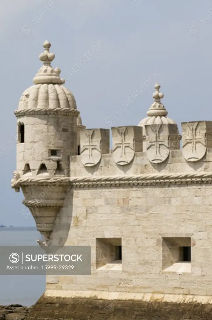 The Belem Tower, a UNESCO World Heritage Site, in Lisbon/Lisboa Portugal