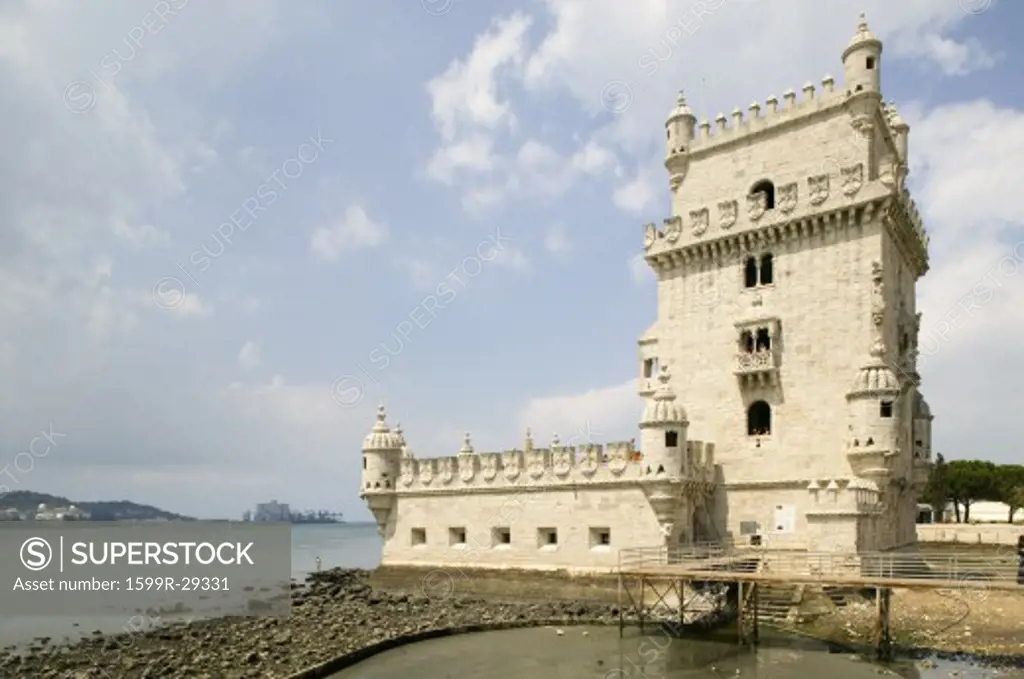 The Belem Tower, a UNESCO World Heritage Site, in Lisbon/Lisboa Portugal