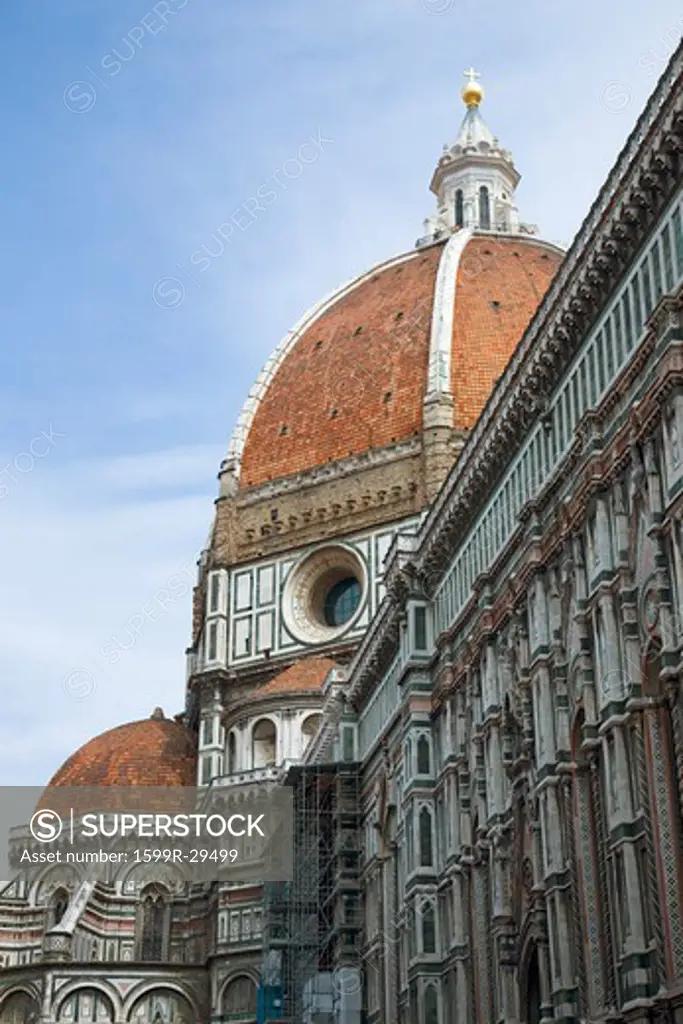 Exterior view Cathedral of Santa Maria del Fiore, The Duomo, Florence, Italy, Europe