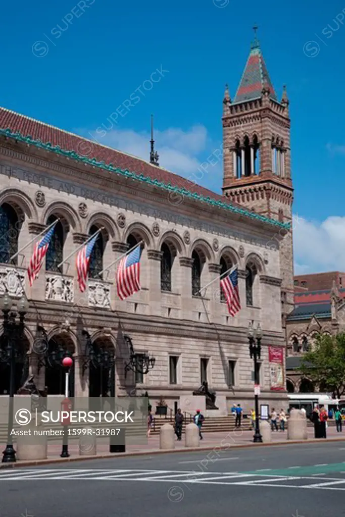 Boston Public Library, town center, Boston, MA