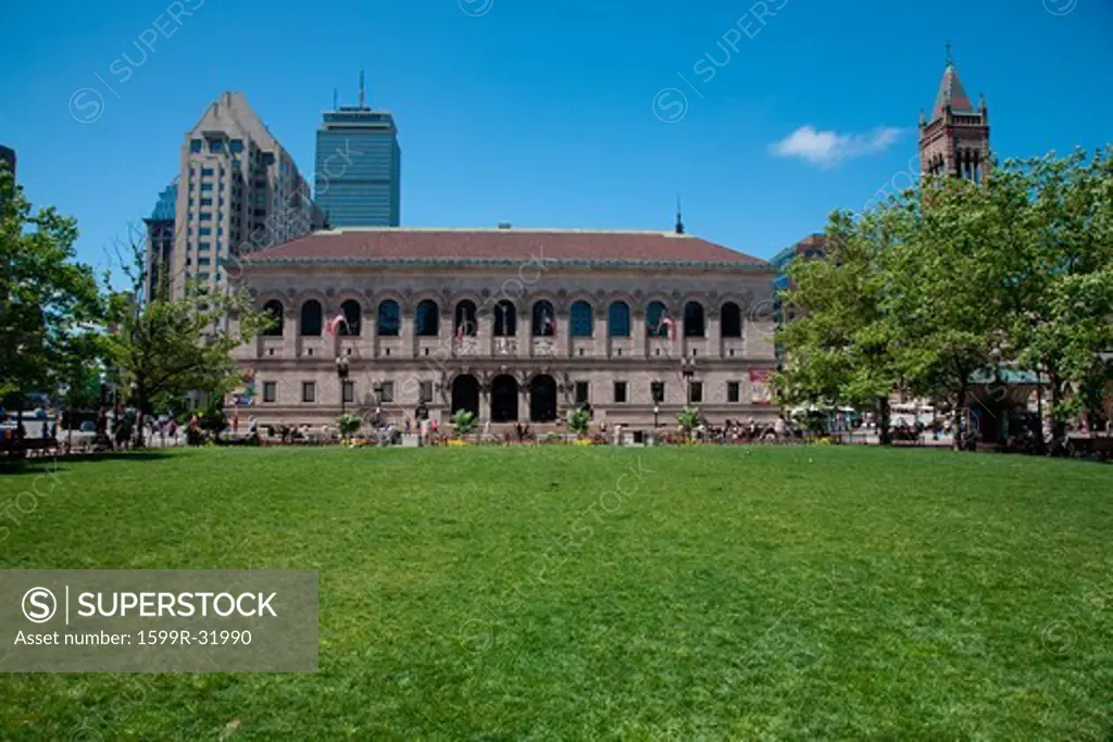 Boston Public Library, town center, Boston, MA