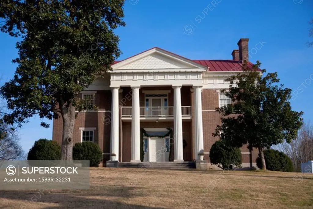 Tulip Grove Greek Revival home of Andrew Jackson Donelson, President Andrew Jackson's secretary, The Hermitage, President Andrew Jackson Mansion and Home, Nashville, Davidson County, Tennessee, USA