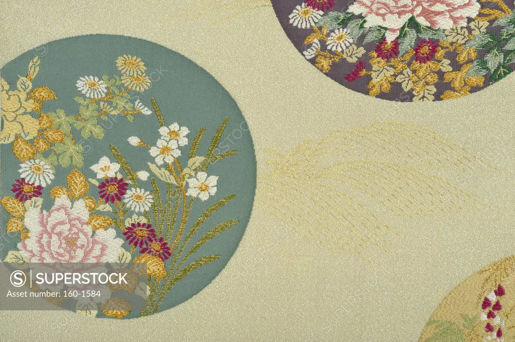 Detail of Japanese textile print