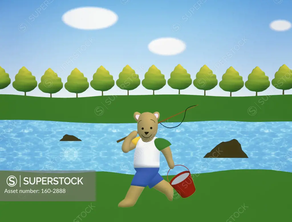 a bear to go for fishing