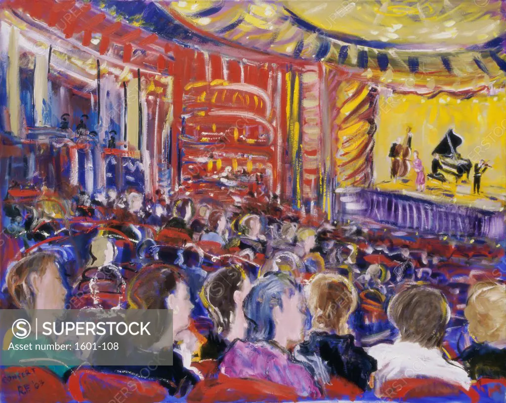 Concert, 2003, Richard H. Fox (b.1960/American), Oil on Canvas