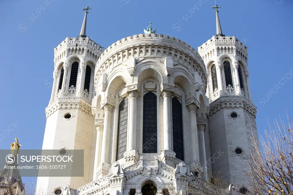 France, Lyon, Fourvire basilica