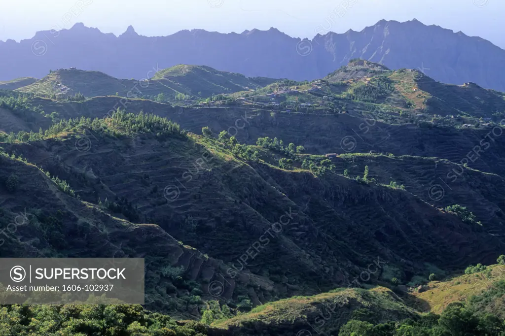 Africa, West Africa, Cape Verde (Cabo Verde), Santo Antao island, Ribeira Grande mountain