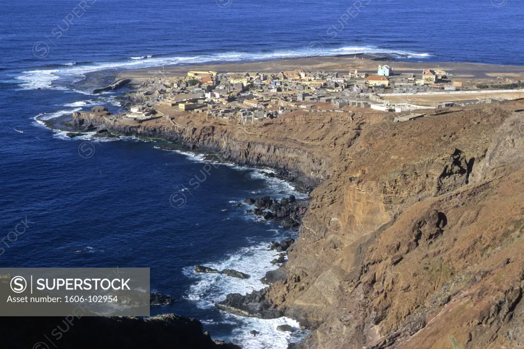 Africa, West Africa, Cape Verde (Cabo Verde), Santo Antao island, Ponta do Sol, overview