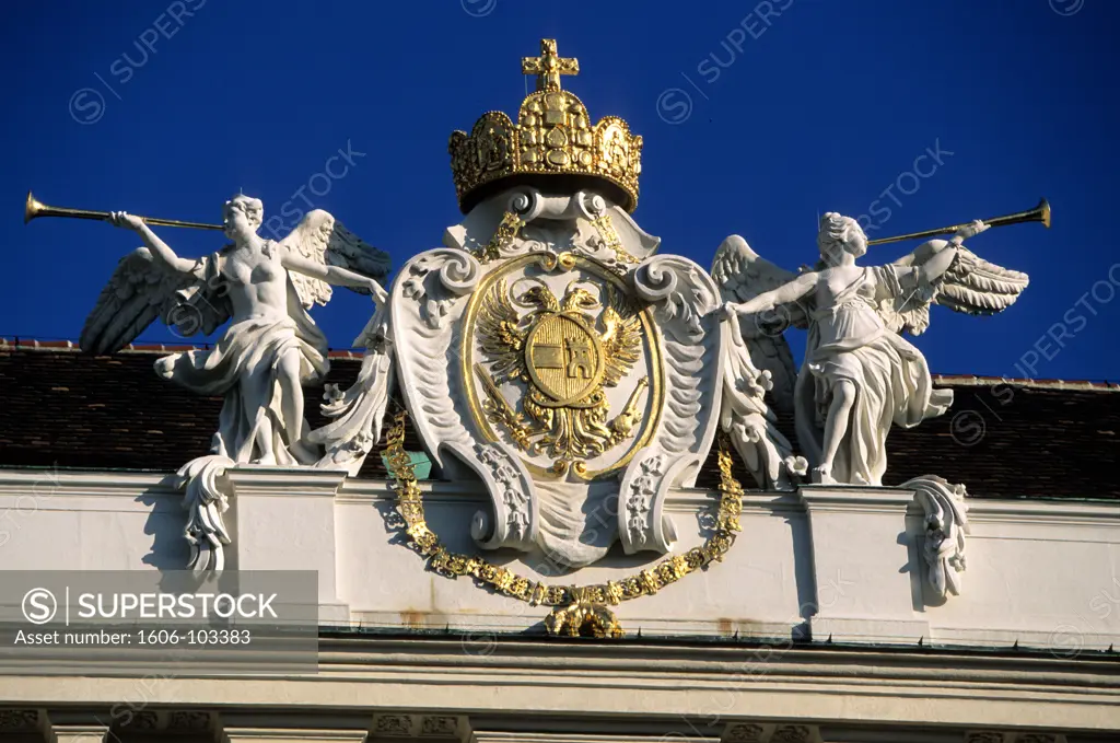 Austria, Wien, Hofburg palace, imperial cupola