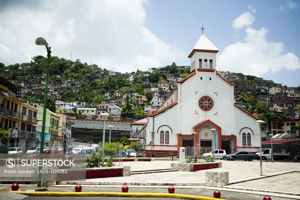 French West Indies, Martinique, Fort de France, Bellevue church