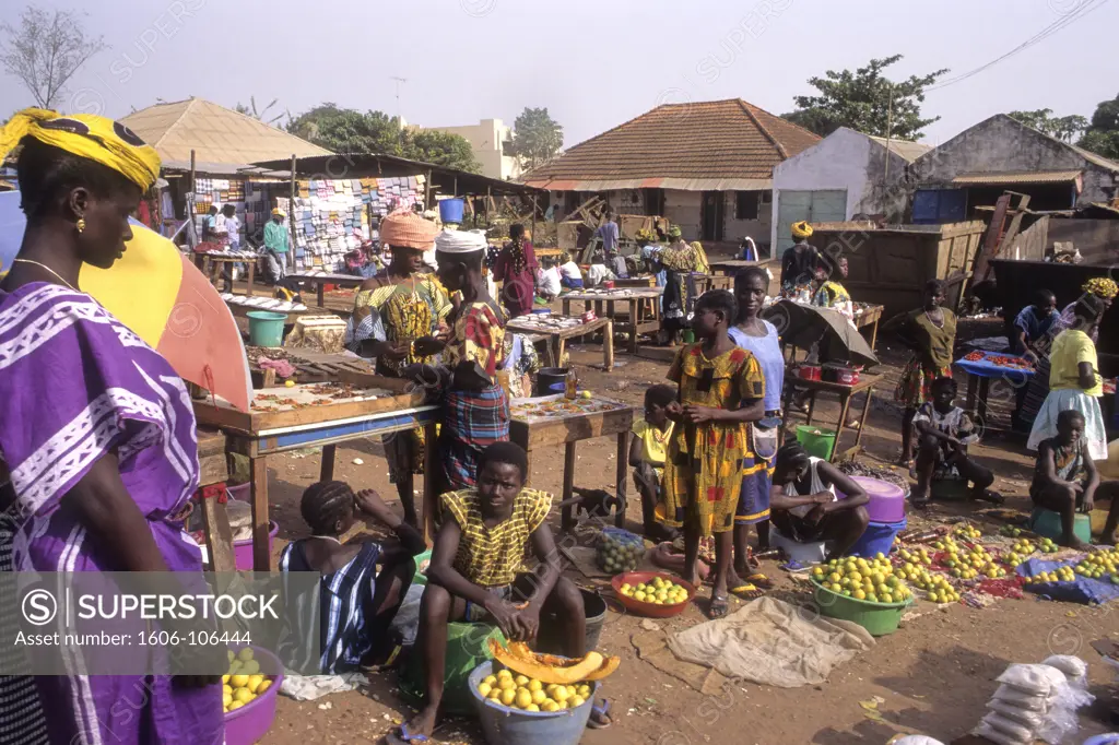Africa, West Africa, Guinea-Bissau, Bissau market
