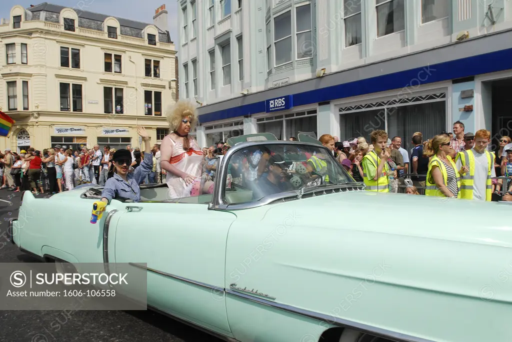 England, Sussex, Brighton, Gay Pride parade