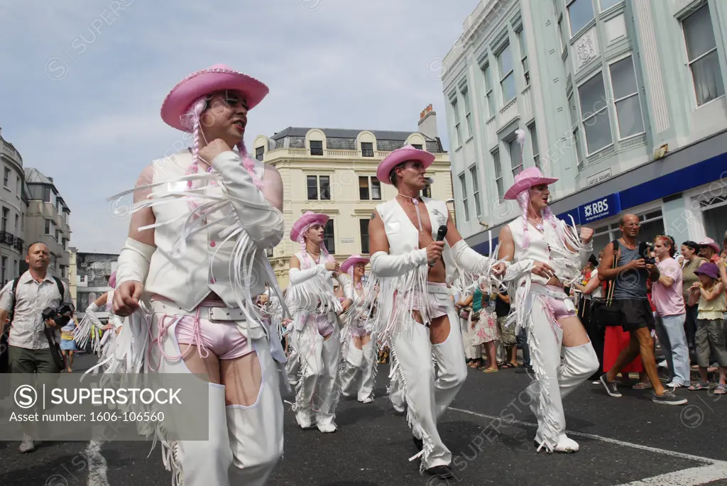 England, Sussex, Brighton, Gay Pride parade