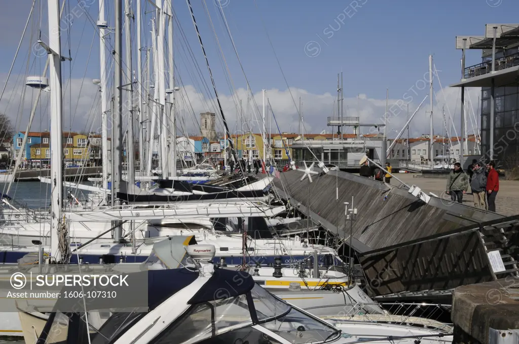 France, Charente-Maritime, La Rochelle, Xynthia storm damages