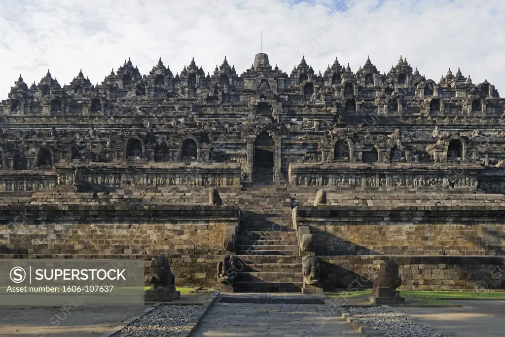 Indonesia, Java, Magelang, Borobudur temple