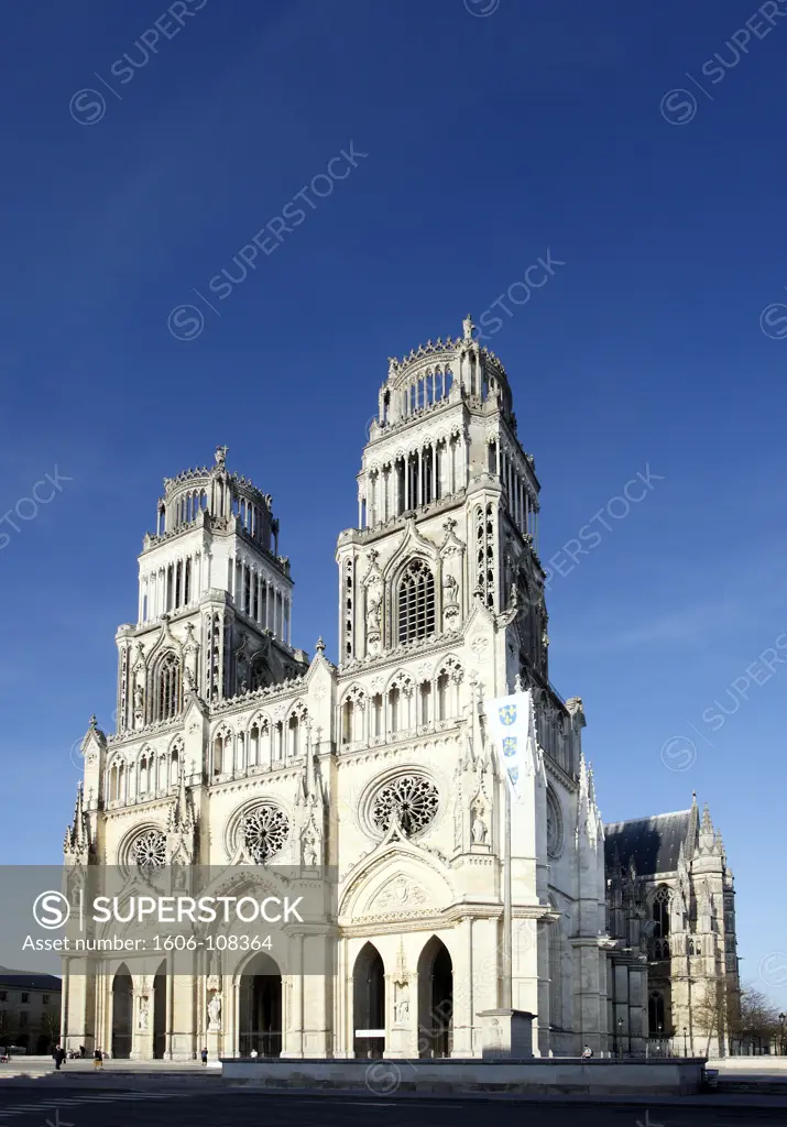France, Centre, Loiret, Orlans cathedral
