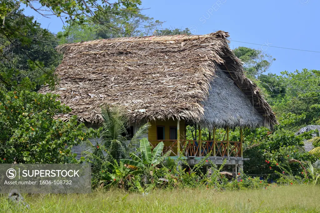 Guatemala, Izabal, Livingston, house