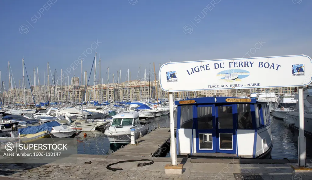 France, Provence, Marseille, old harbour