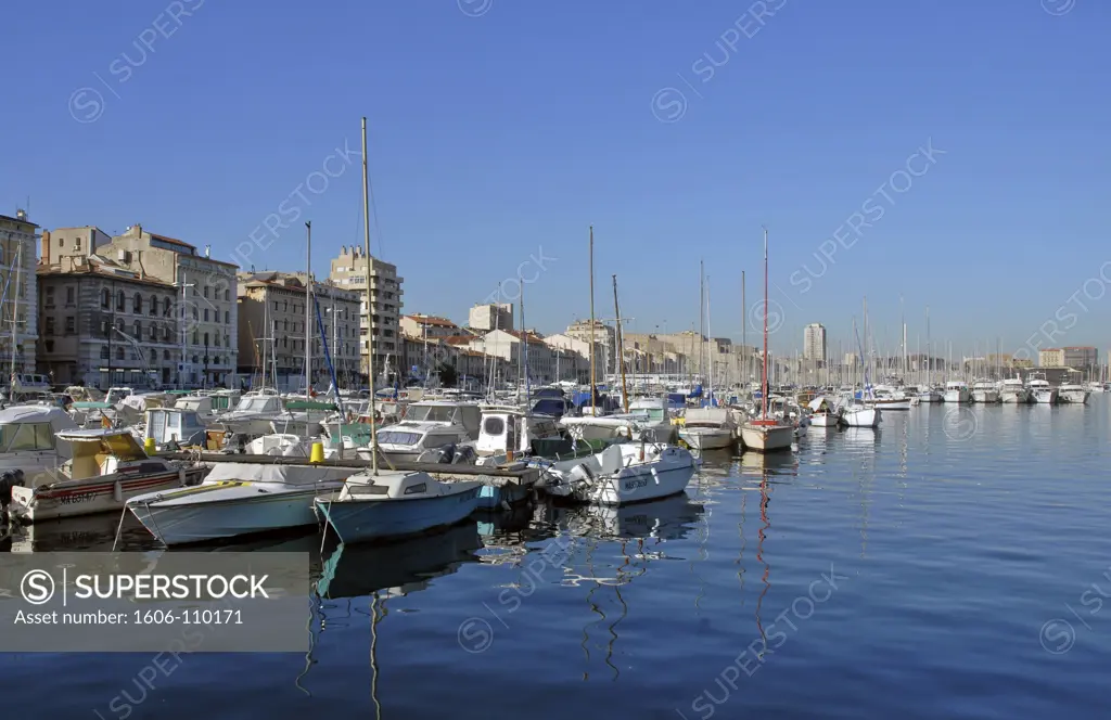France, Provence, Marseille, old harbour