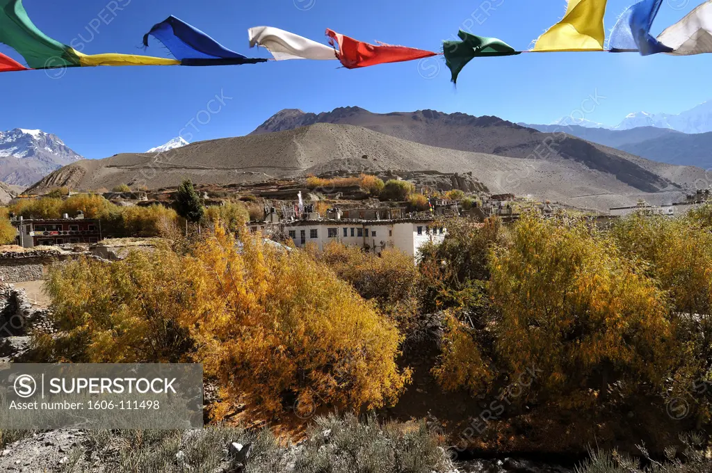 NEPAL, MUSTANG, KAGBENI, Kagbeni village in Mustang.