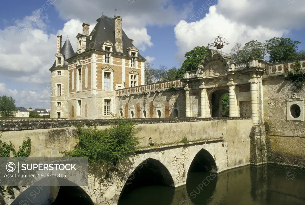France, Pays de la Loire, Loir et Cher, Selles sur Cher castle