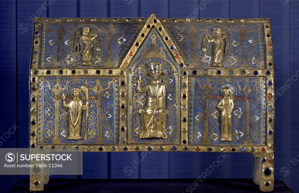 France, Pays de la Loire, Loire-Atlantique, Nantes, Dobree museum, reliquary (XIIIth century)